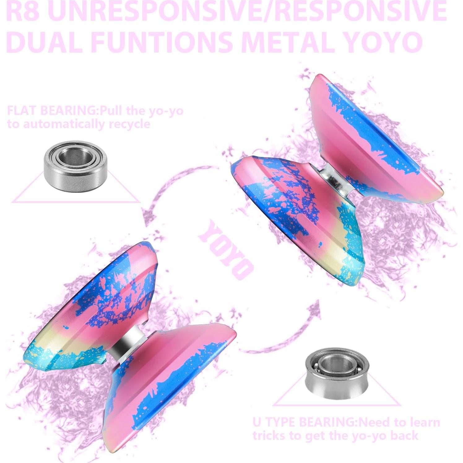 Yoyo WATIEOBOO R8 Profesional Doble Función con Accesorios