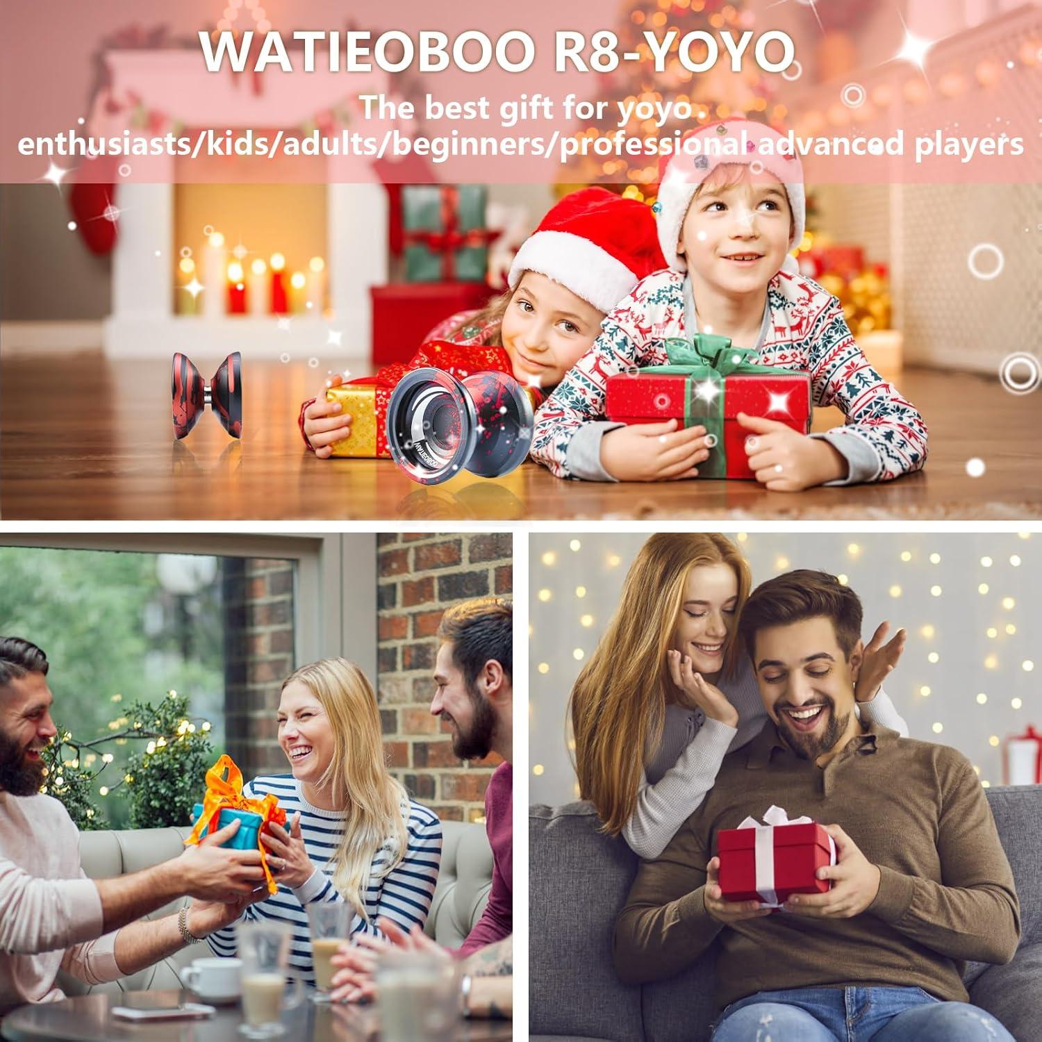 Yoyo WATIEOBOO R8 Responsivo y No Responsivo Oro Negro