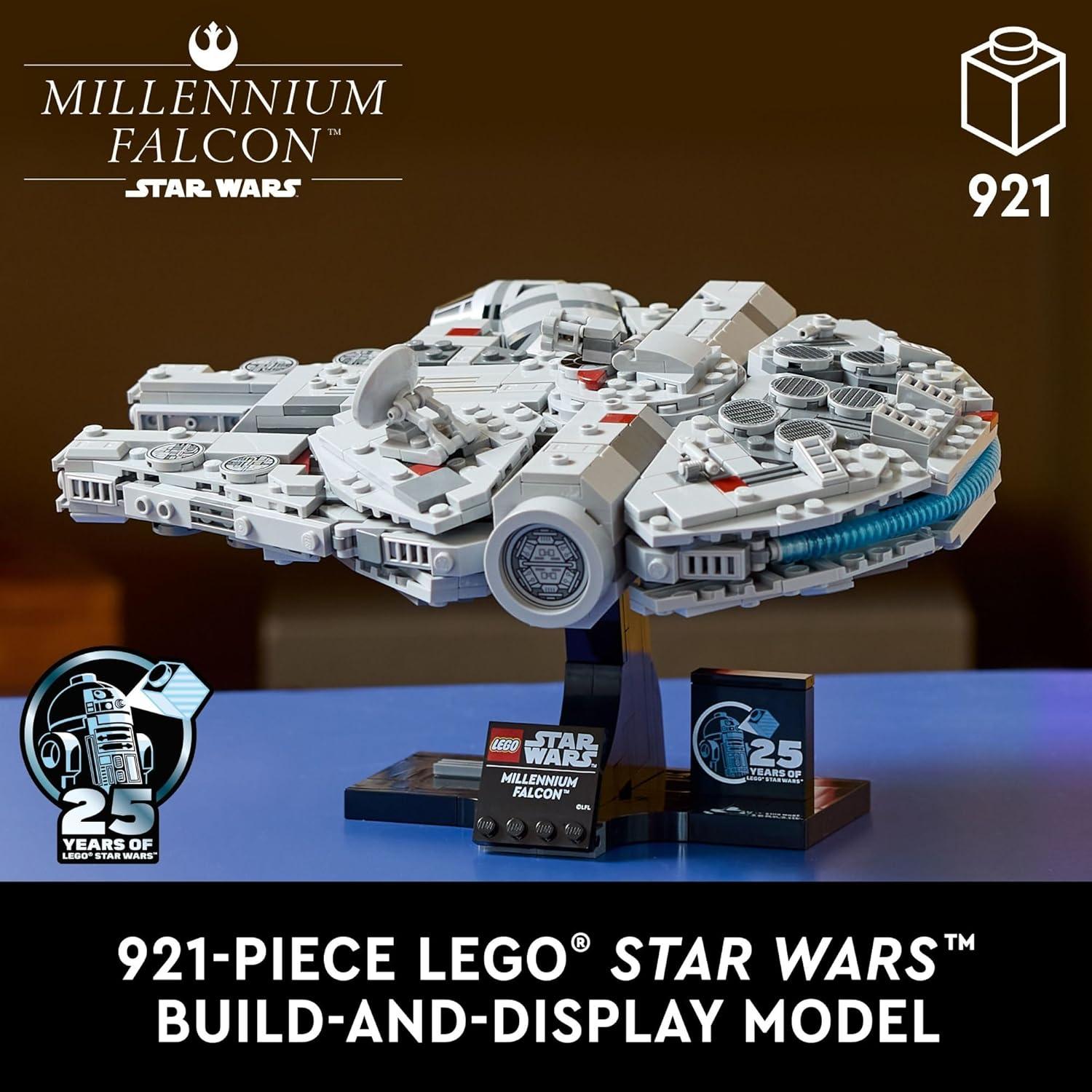 LEGO Star Wars Halcón Milenario 25 Aniversario 921 Piezas