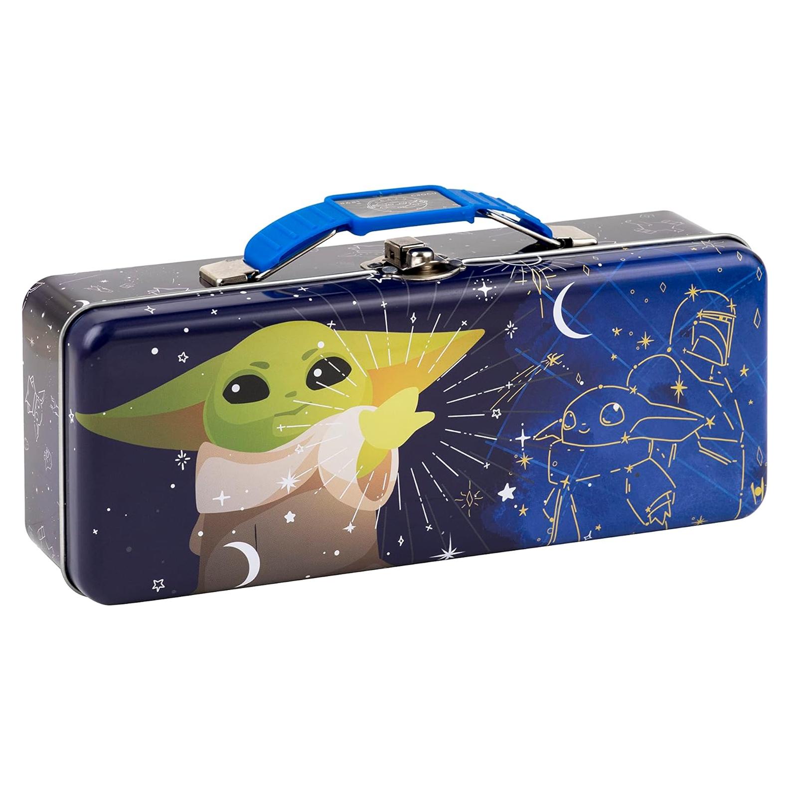 Caja de Lata La Caja de Lata Bebé Yoda 21x8 cm con Asa