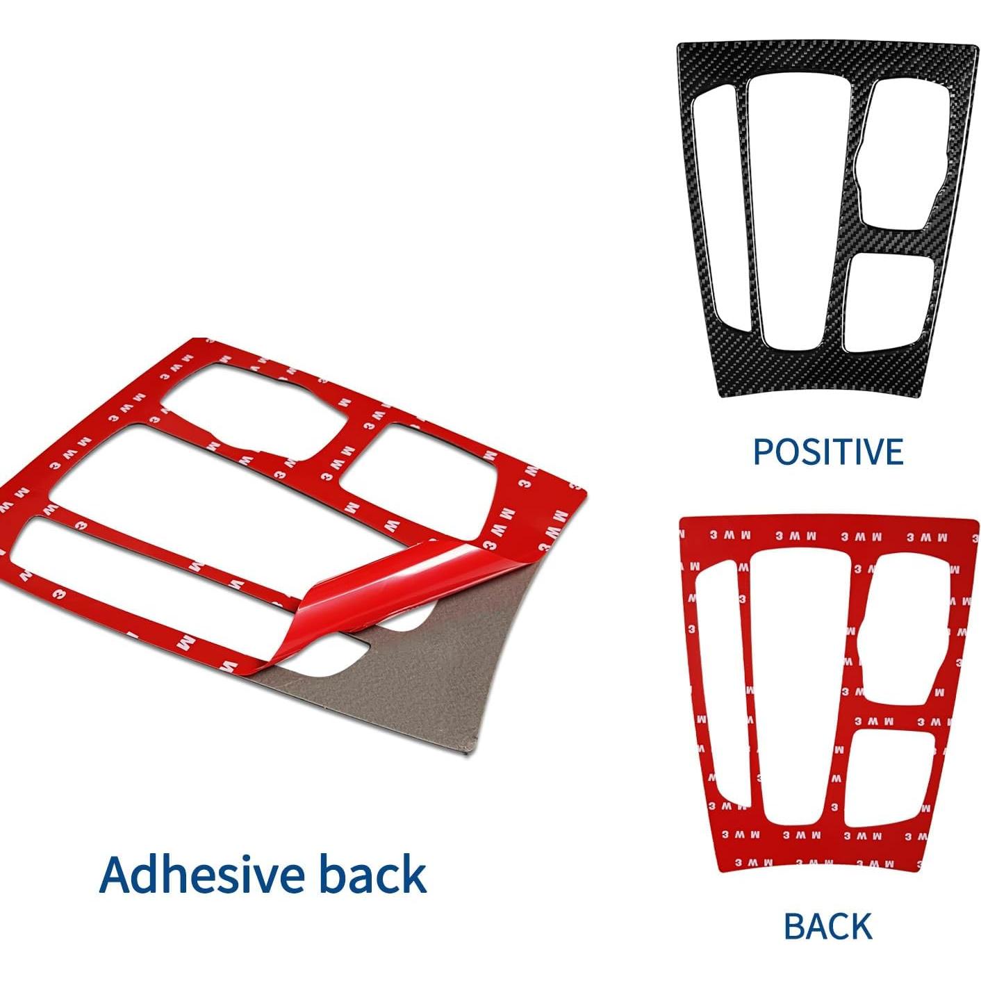 Cubierta de Panel Interior de Fibra de Carbono SUNJIKA para BMW X5/X6 2014-2019