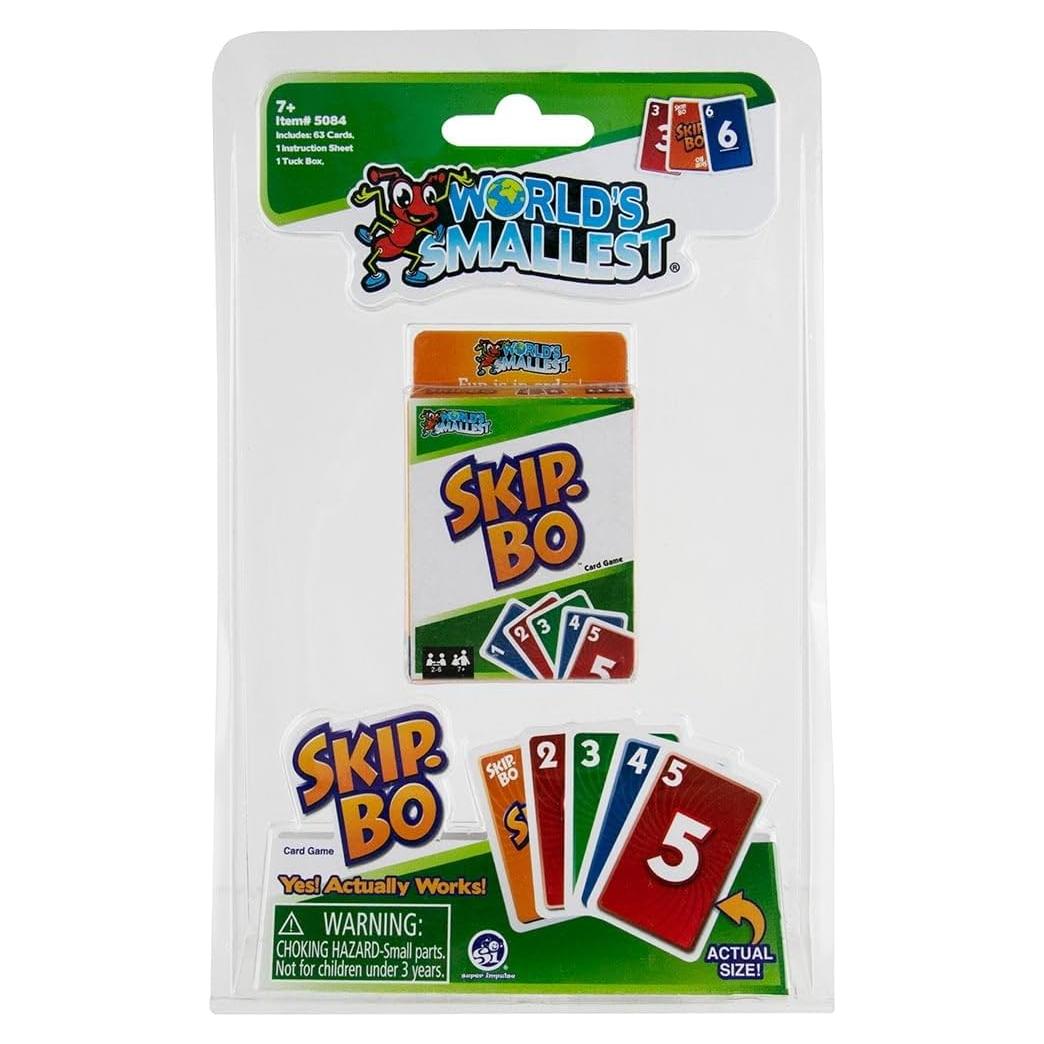 Juego de Cartas Skip-Bo Mini Super Impulse 63 Cartas