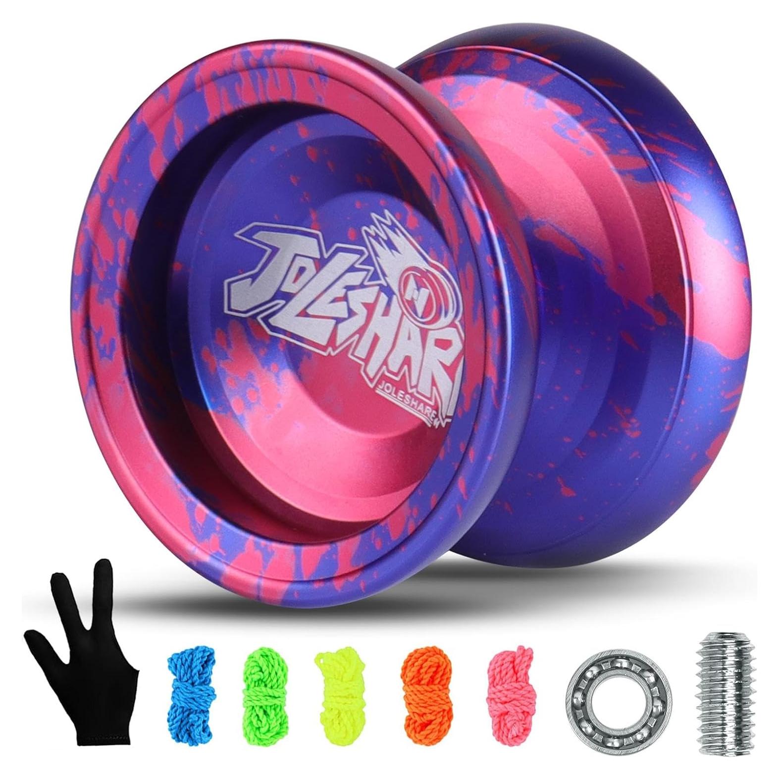 Yoyo Profesional JOLESHARE No Responsivo y Responsivo Rojo Azul