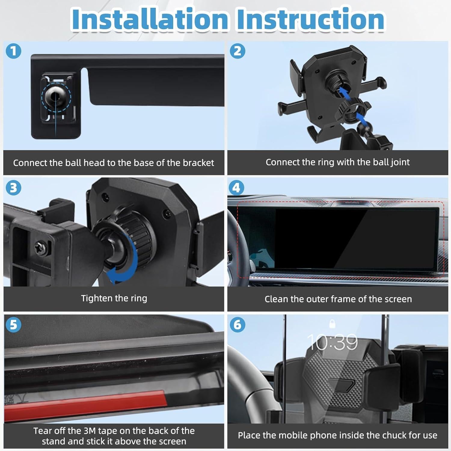 Soporte para teléfono de coche VTVWNM para BMW X5 X6 X7 2023-2025