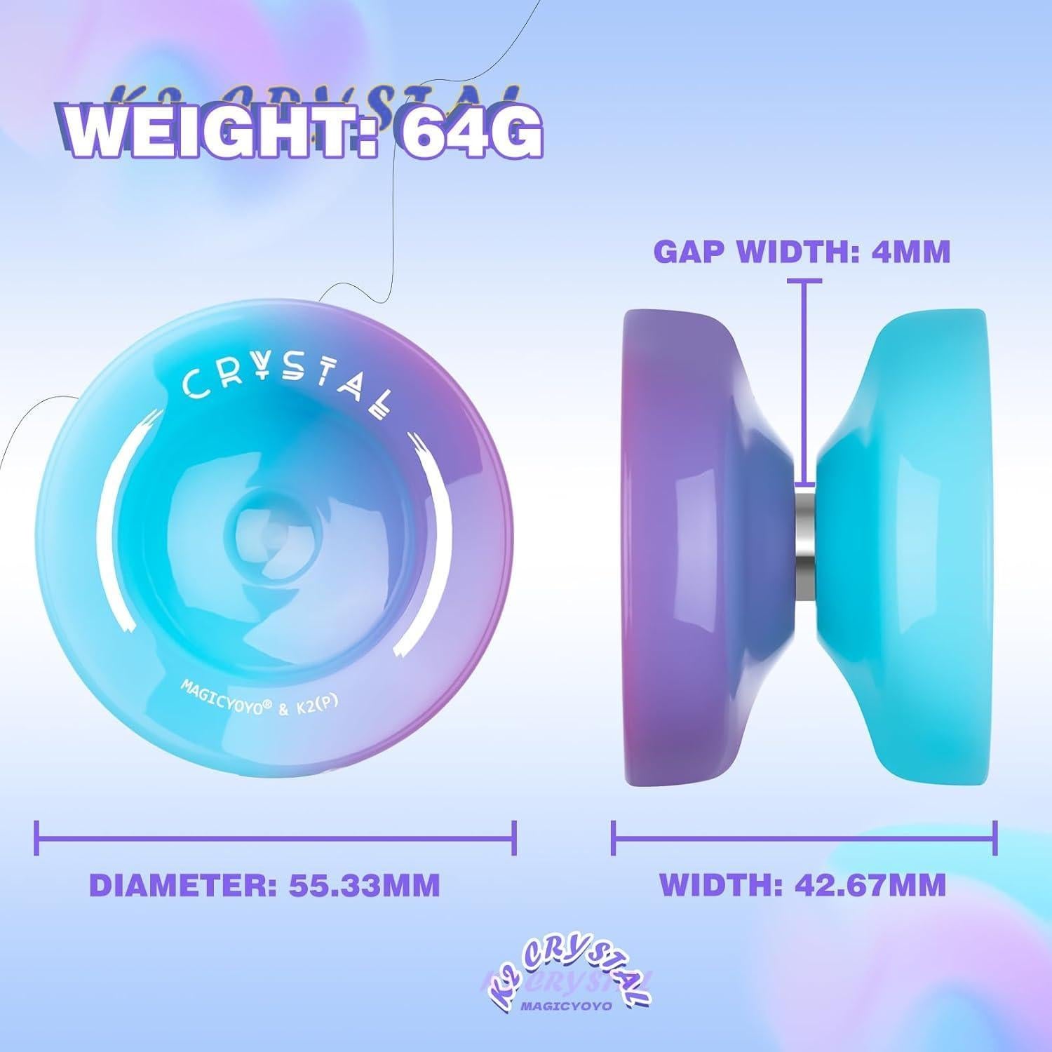 Yoyo Profesional MAGICYOYO V11 y K2 para Principiantes