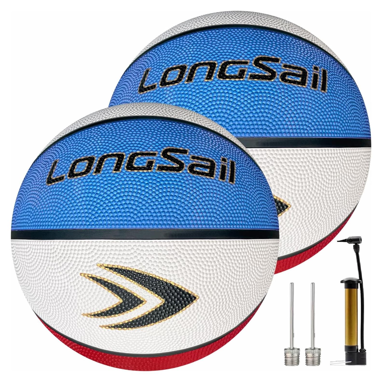 Balón de Baloncesto Longsail Tamaño 7 Goma 29.5" (74.93 cm)