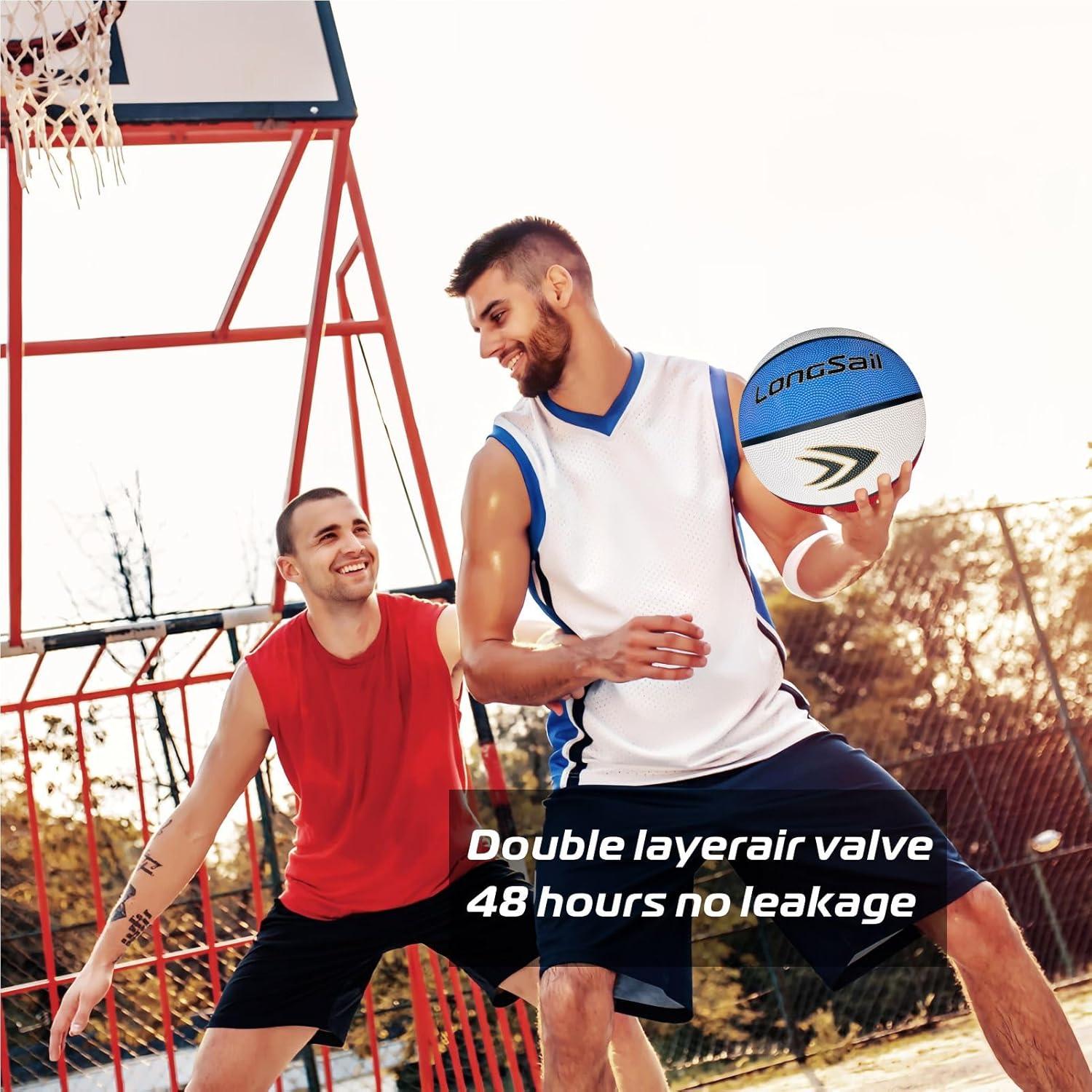 Balón de Baloncesto Longsail Tamaño 7 Goma 29.5" (74.93 cm)