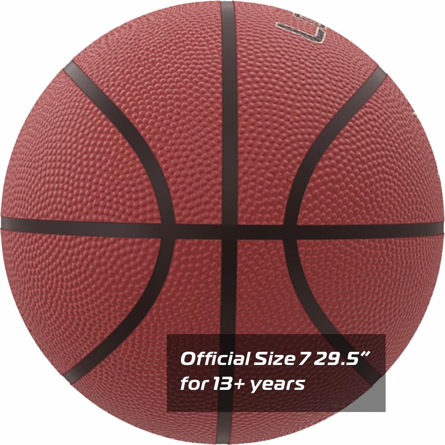 Balón de Baloncesto Longsail Tamaño 7 Goma Premium