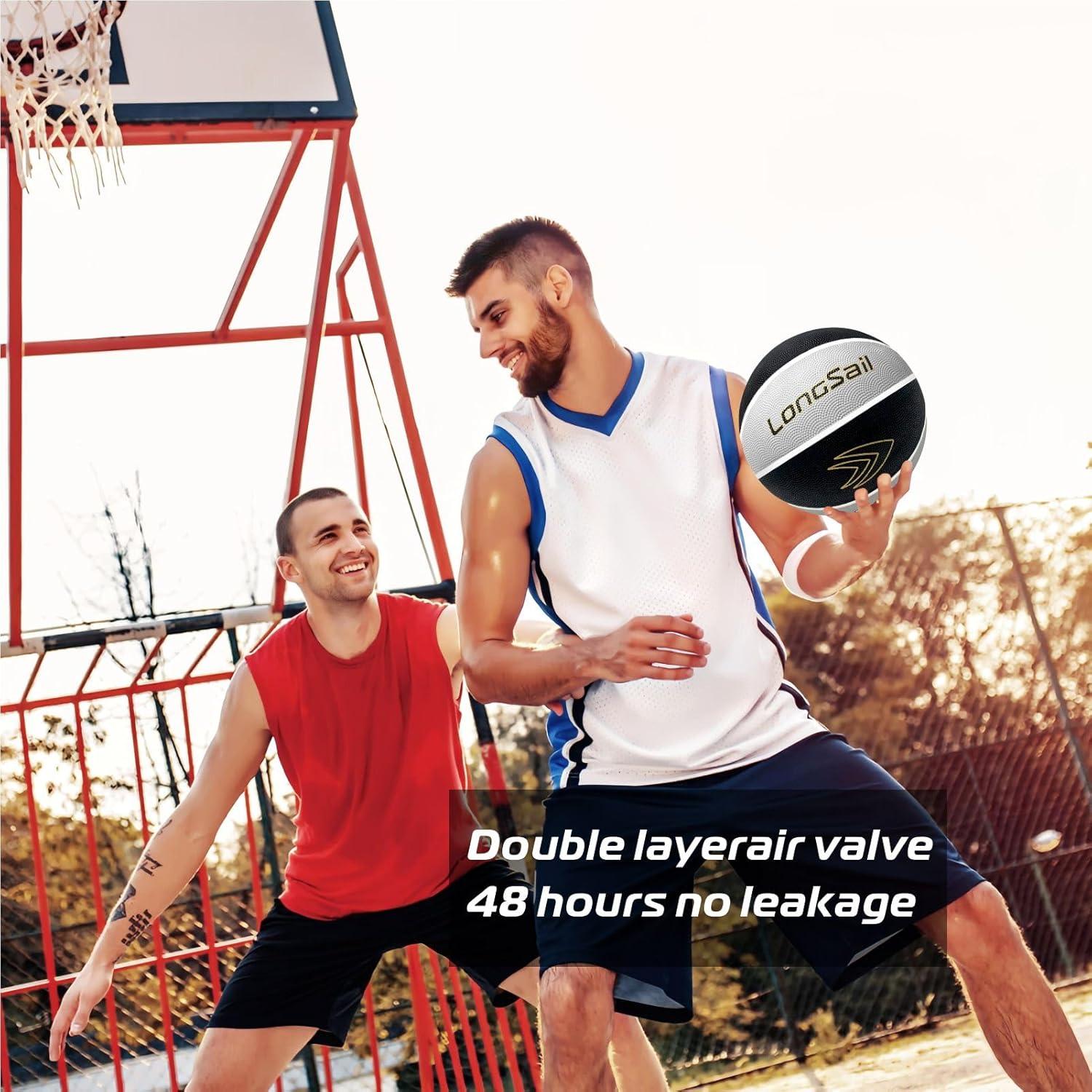 Balón de Baloncesto Longsail Tamaño 7 Goma 29.5" (74.93 cm)