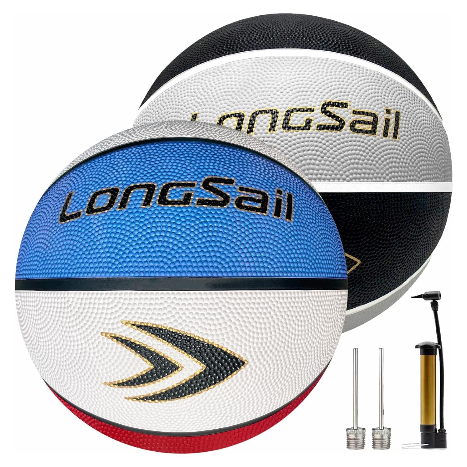 Balón de Baloncesto Longsail Tamaño 7 Goma 29.5" (74.93 cm)