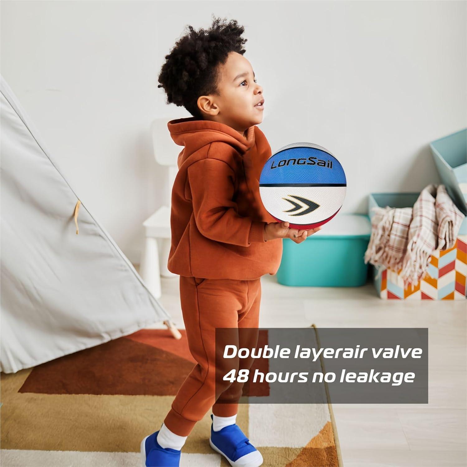 Balón de Baloncesto Longsail Tamaño 3 Goma 57.15 cm