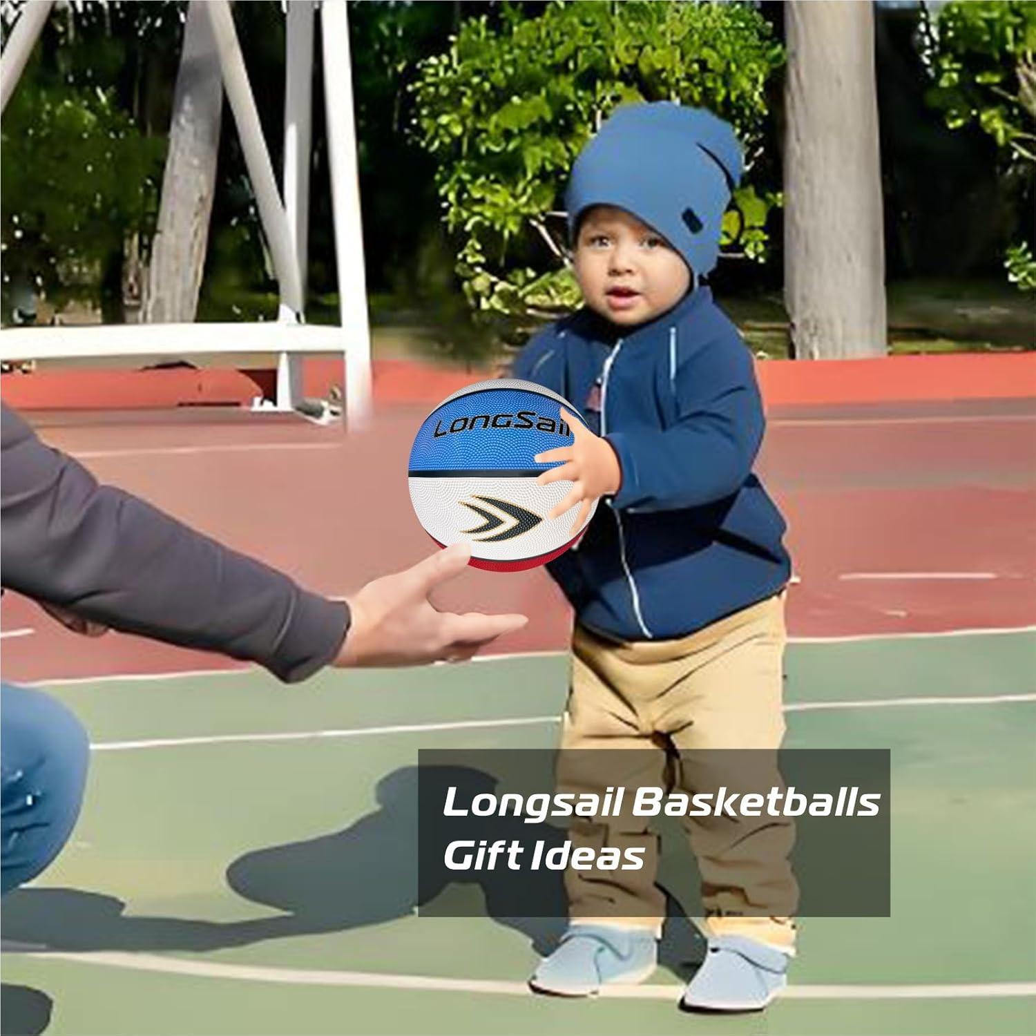 Balón de Baloncesto Longsail Tamaño 3 Goma 57.15 cm