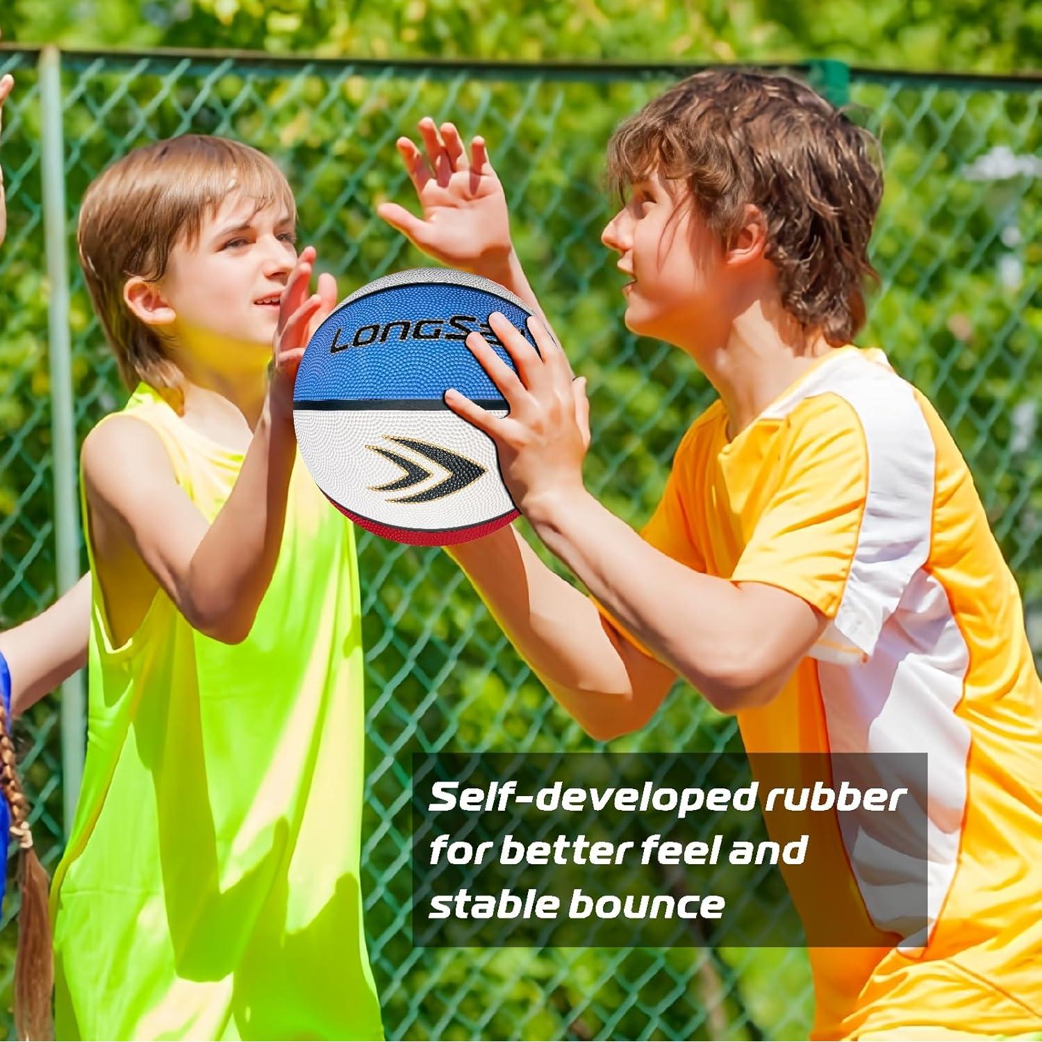 Balón de Baloncesto Longsail Tamaño 5 Goma 27.5" (69.85 cm)