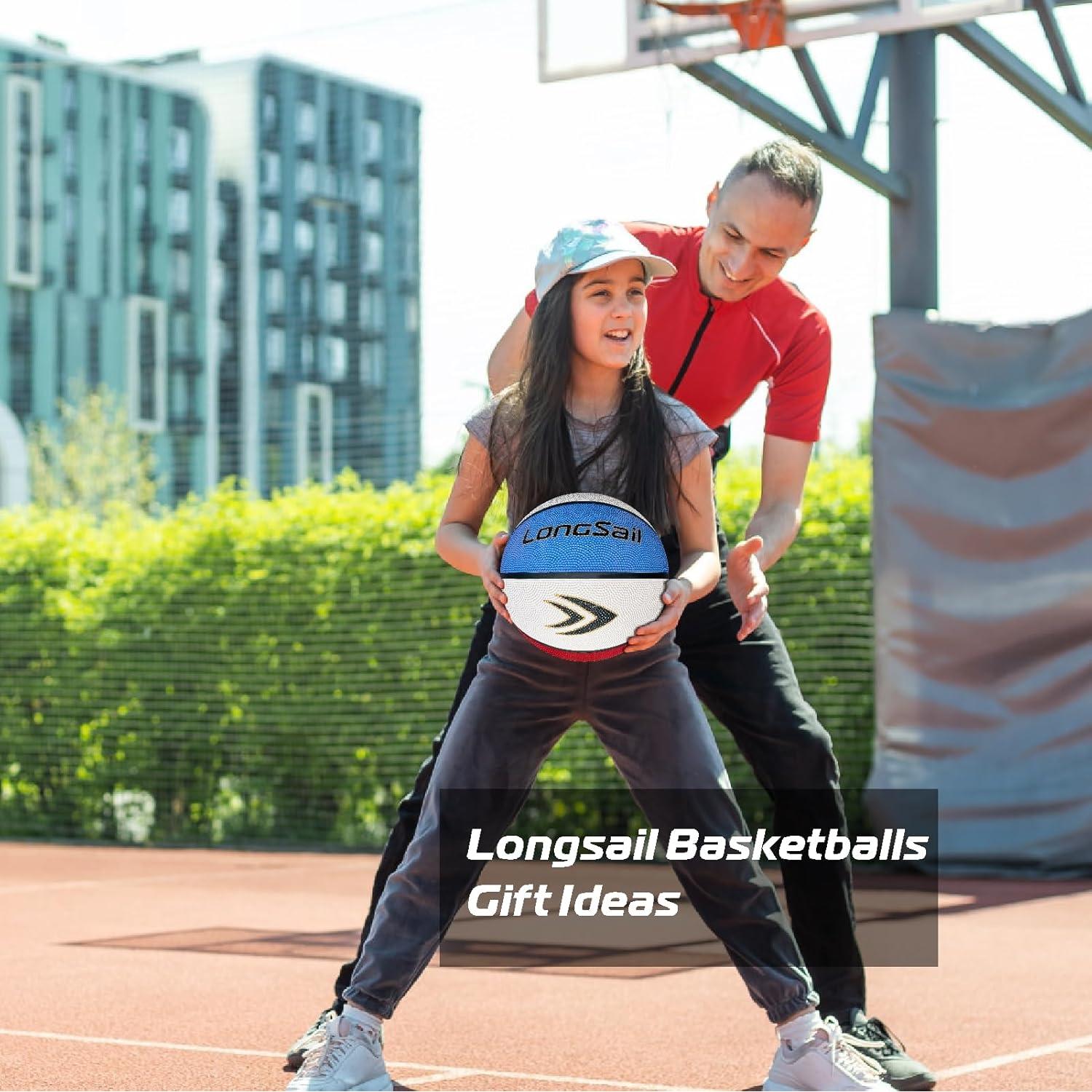 Balón de Baloncesto Longsail Tamaño 5 Goma 27.5" (69.85 cm)