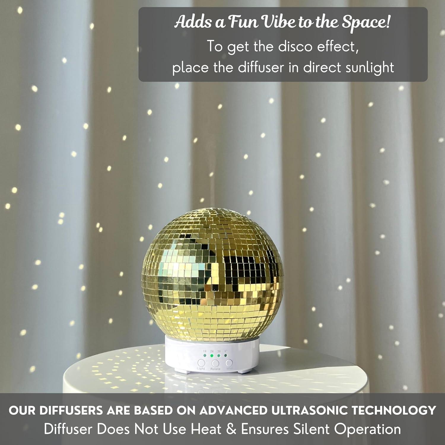 Difusor de Aceites Esenciales Corvino 300 ML Dorado