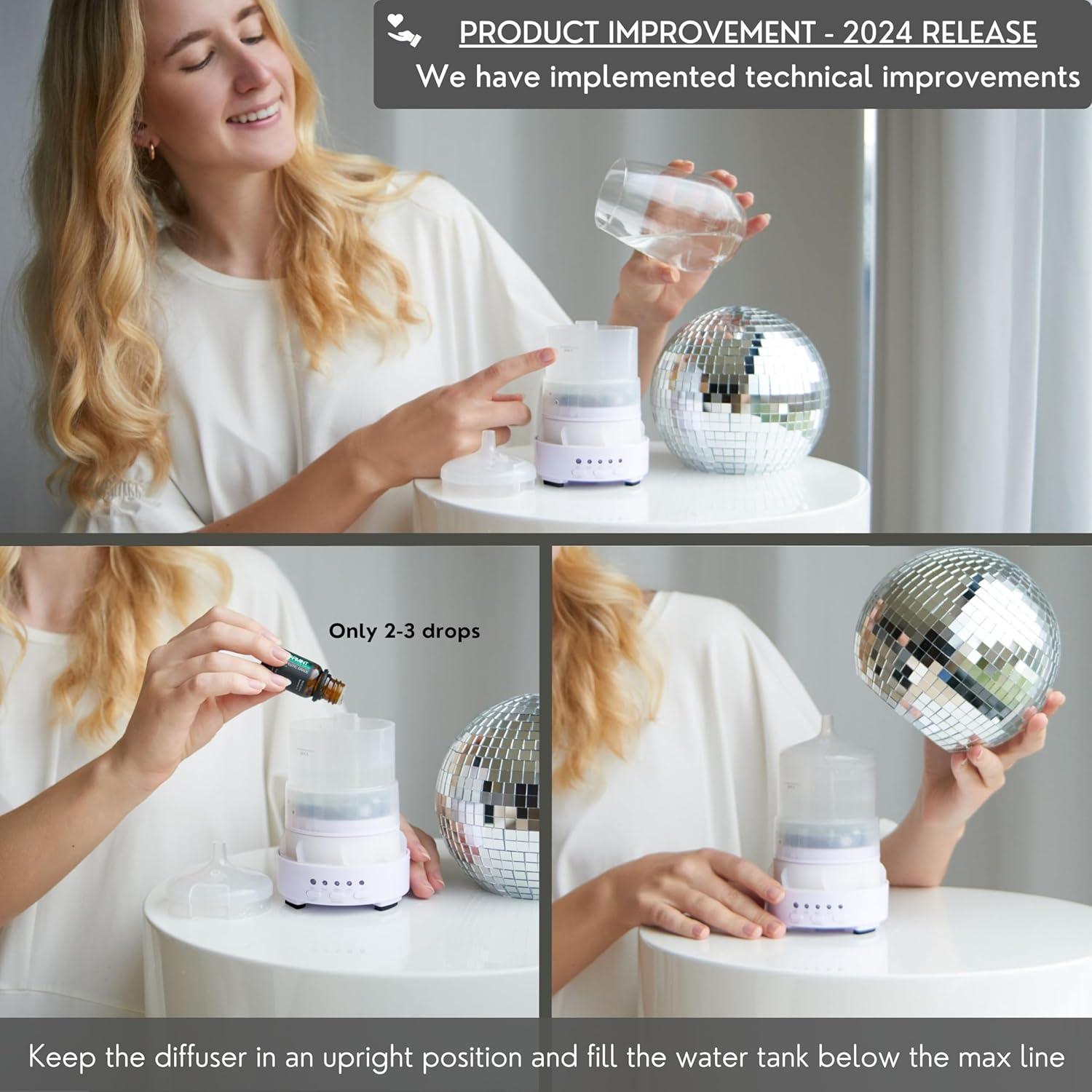 Difusor de Aceite Esencial Scandinordica 100 ML Plata