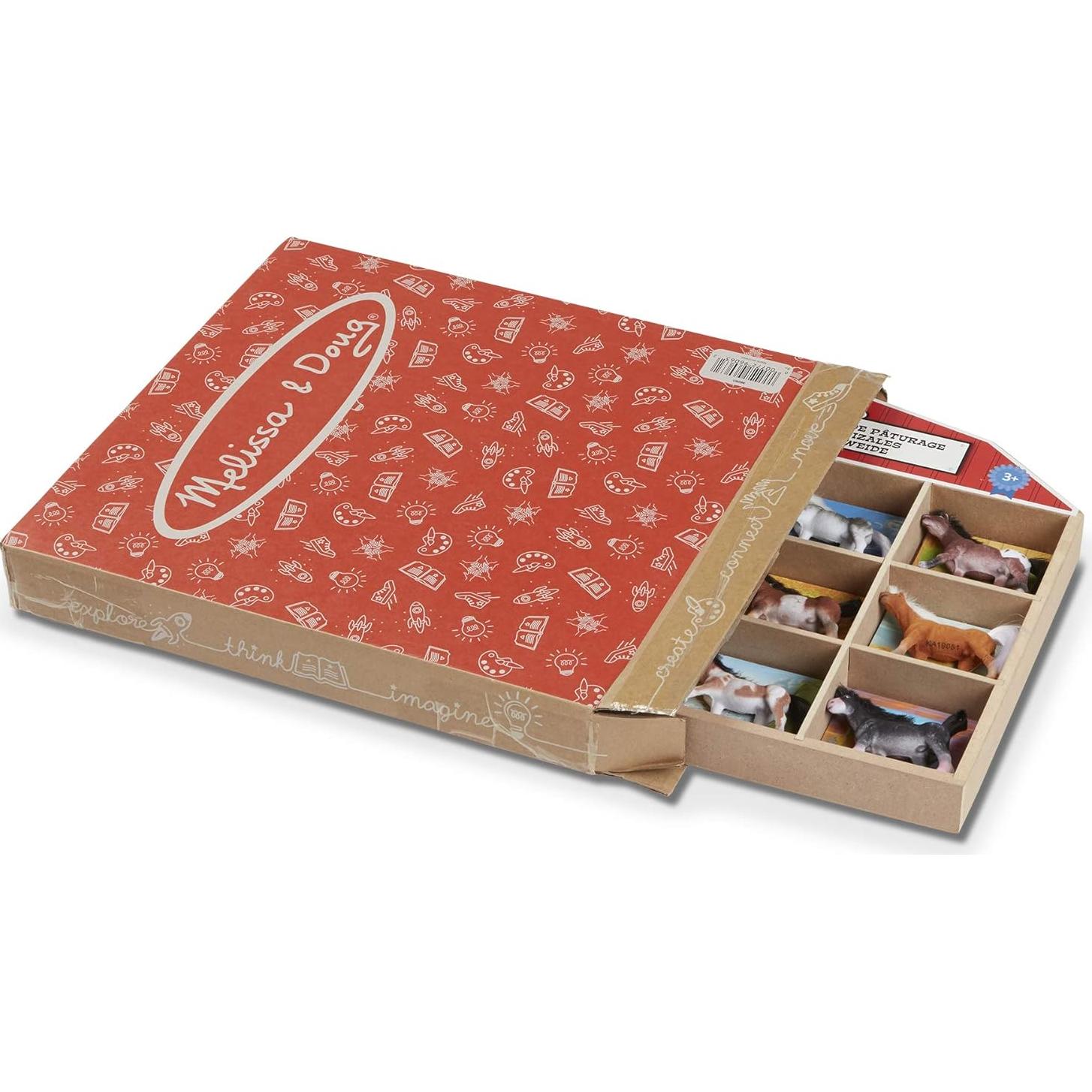 Caballos Coleccionables Melissa & Doug - 12 Piezas en Granero