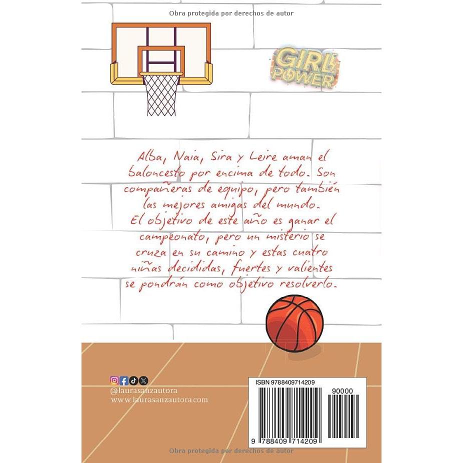 Las 4Powers resuelven un misterio: Libro infantil emocionante sobre niñas valientes que aman el baloncesto (Spanish Edition)