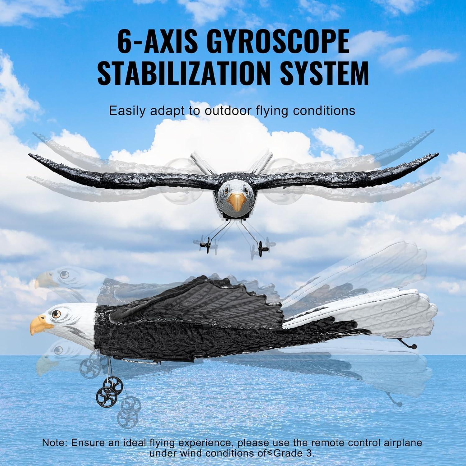 Aviación RC VEVOR 2 Canales Estabilizador Giroscópico