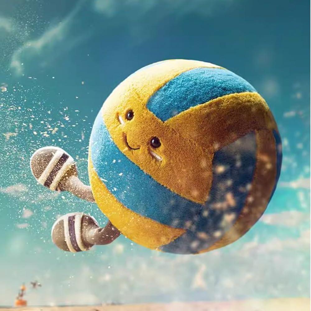 Cojín de Peluche Fútbol XIYUAN 27,9x17,8cm Suave y Divertido