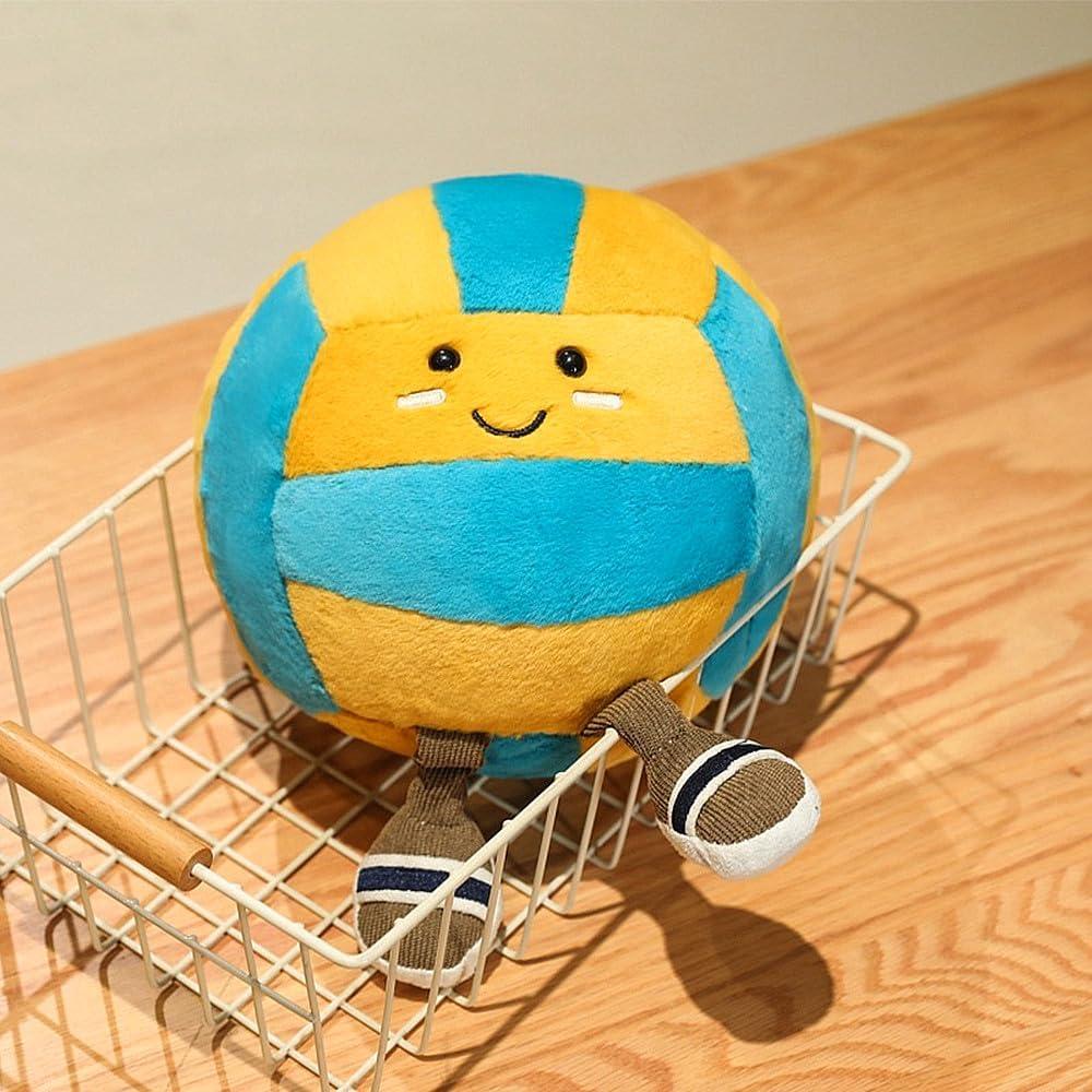 Cojín de Peluche Fútbol XIYUAN 27,9x17,8cm Suave y Divertido