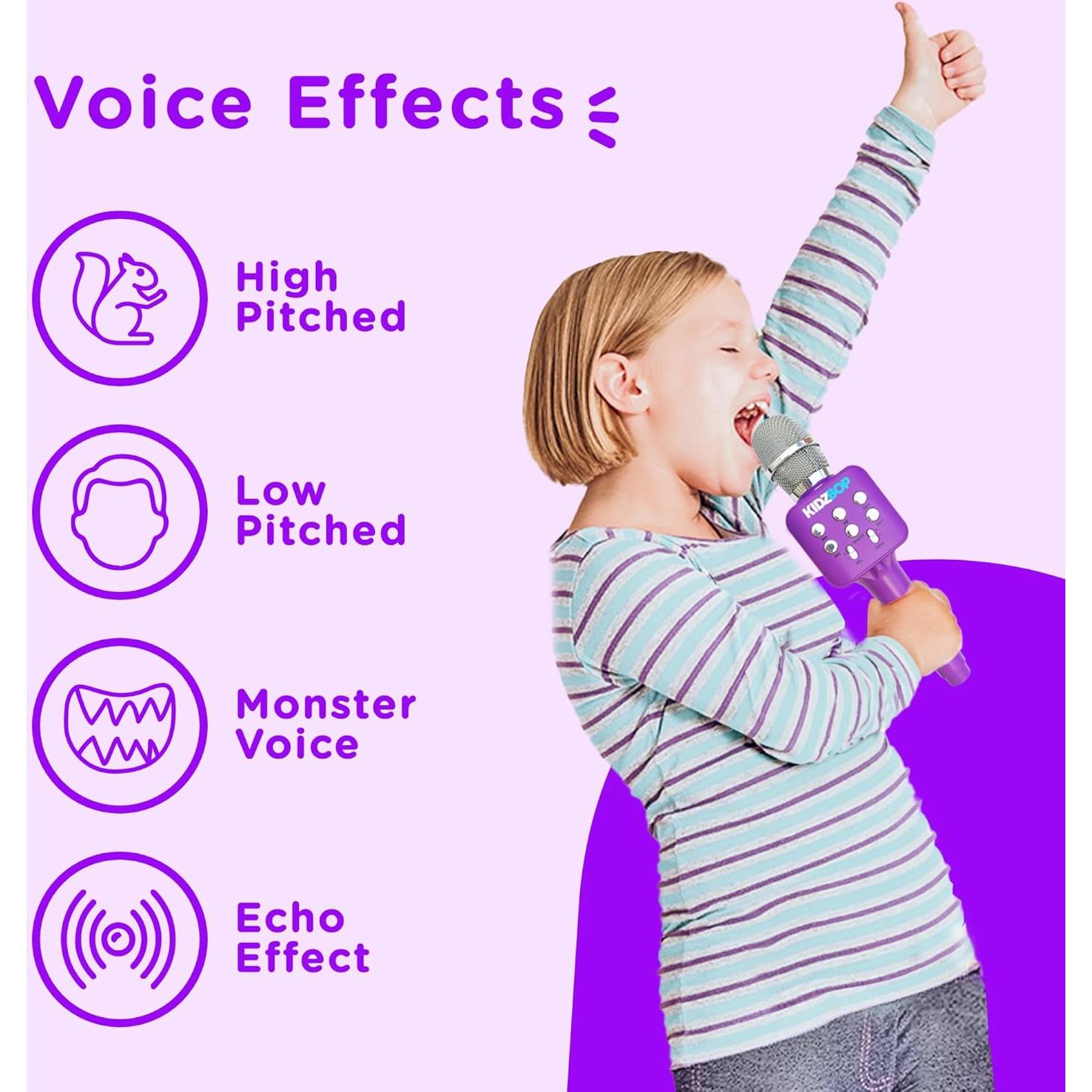 Micrófono de Karaoke Move2Play Kidz Bop Púrpura 6 Años+