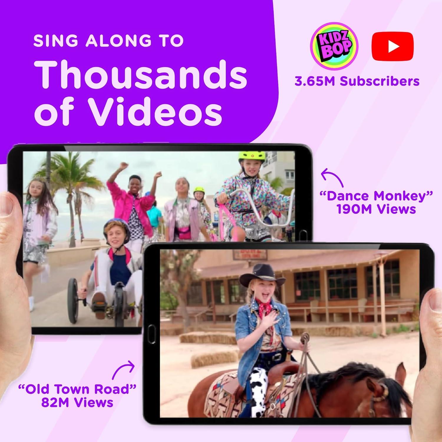 Micrófono de Karaoke Move2Play Kidz Bop Púrpura 6 Años+