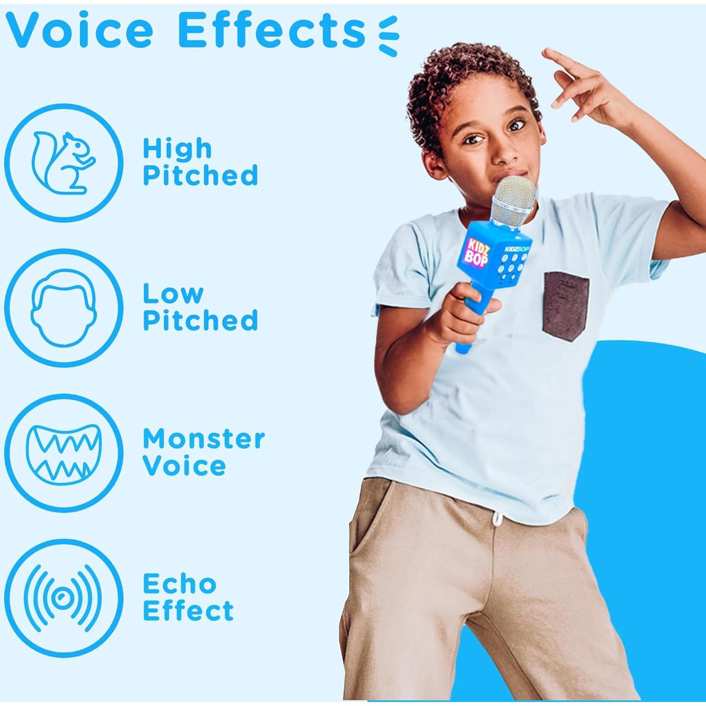 Micrófono Karaoke Kidz Bop Move2Play Azul | 4 Efectos de Voz