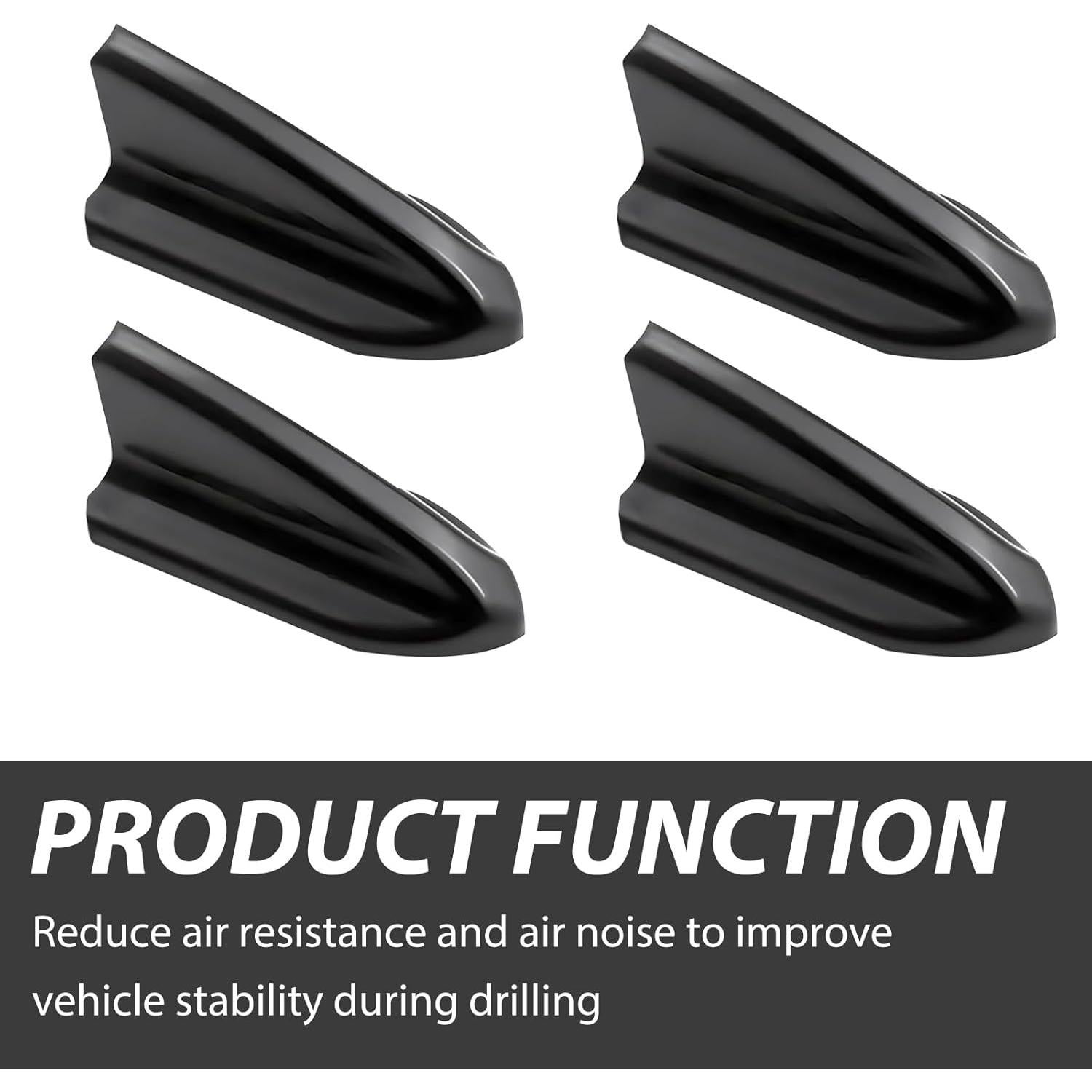 Antena de Difusor de Coche ijuicy 10 PCS Aleta de Tiburón