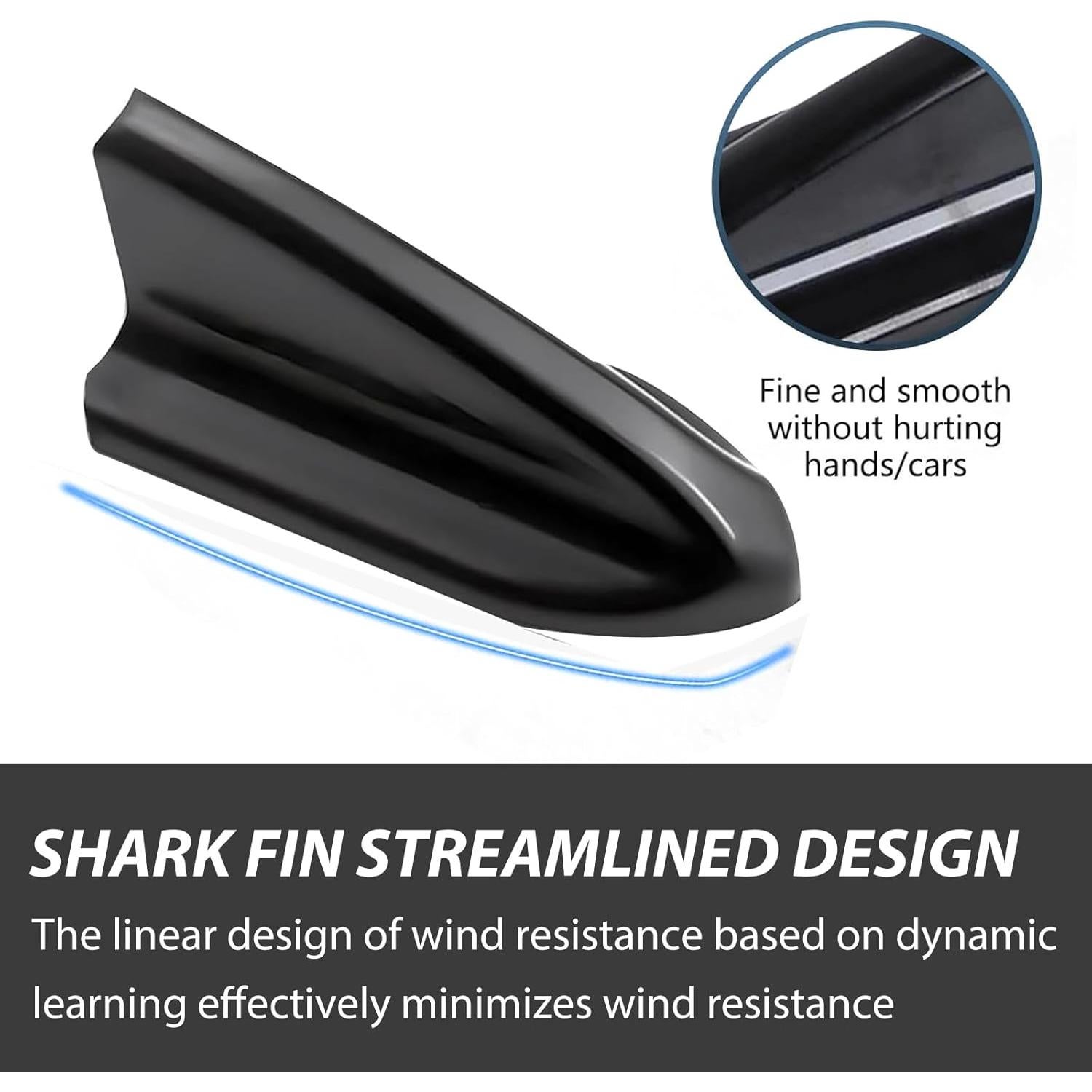 Antena de Difusor de Coche ijuicy 10 PCS Aleta de Tiburón