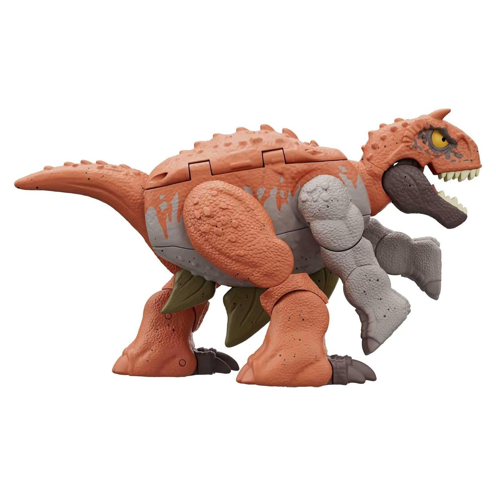 Figura de Acción Dinosaurio Mattel Fierce Changers Carnotaurus a Stegosaurus