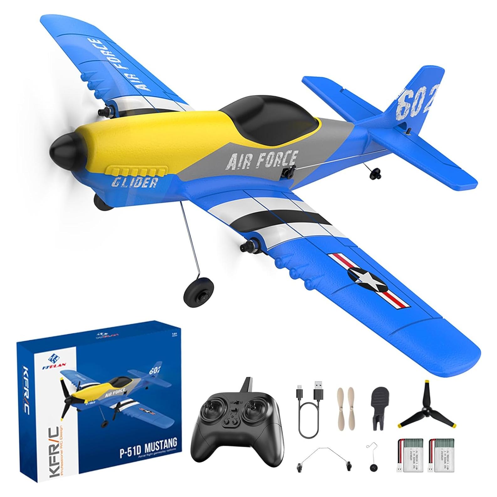 Avián RC Toileum P-51D 3 Canales 2 Baterías 350mAh