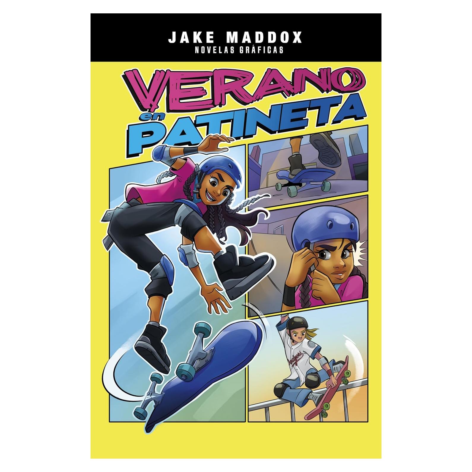Verano en patineta/ Skateboard Summer (Jake Maddox novelas gráficas/ Jake Maddox Graphic Novels) (Spanish Edition)