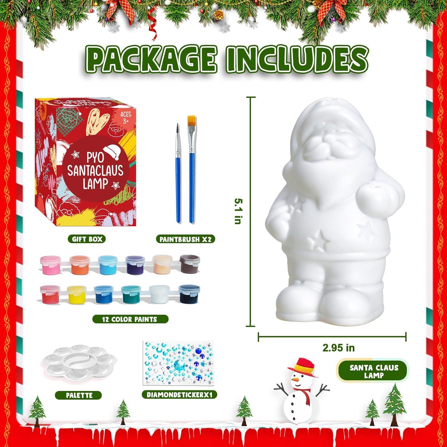 Kit de Lámpara de Santa Claus Goody King para Pintar