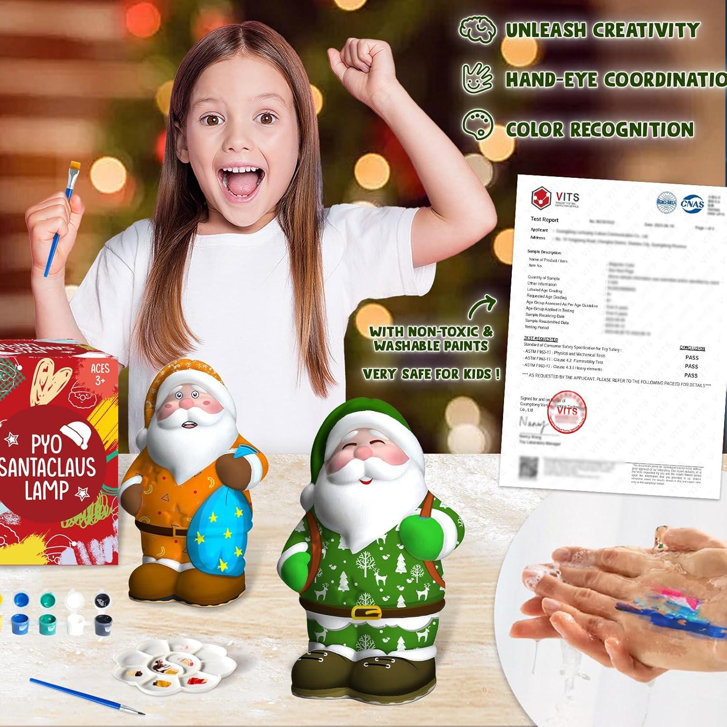 Kit de Lámpara de Santa Claus Goody King para Pintar