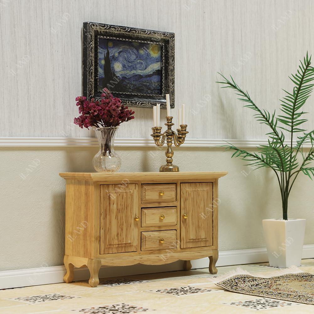 Muebles Clásicos para Casa de Muñecas iLAND 7 Piezas