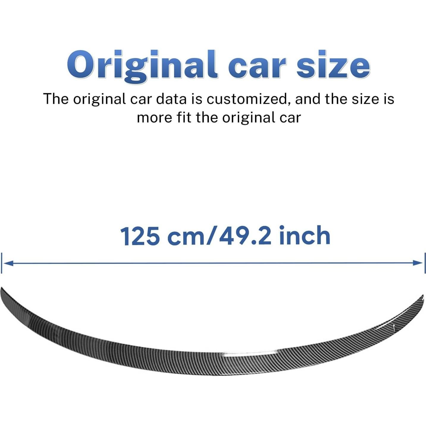 Alerón Trasero ABS Fibra de Carbono para Tesla Model Y 2025 2026