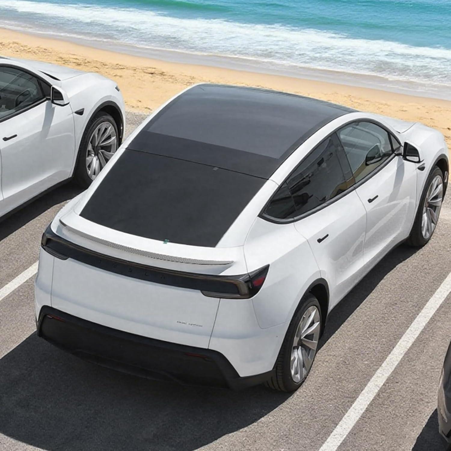 Alerón Trasero ABS Fibra de Carbono para Tesla Model Y 2025 2026