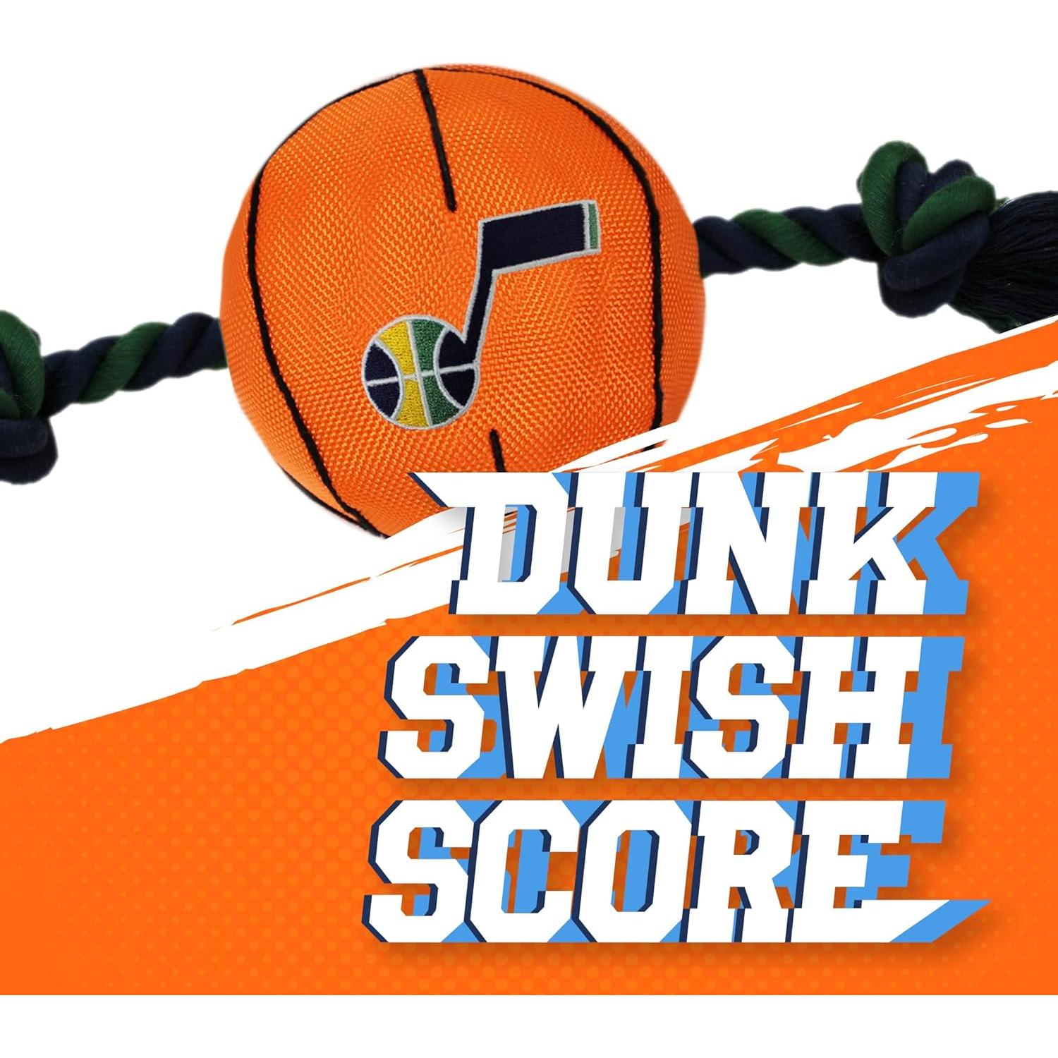 Juguete para mascotas NBA Utah Jazz - Baloncesto con cuerda