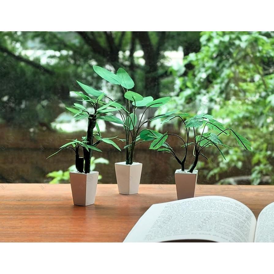 Kit de Plantas en Miniatura iLAND para Casa de Muñecas DIY