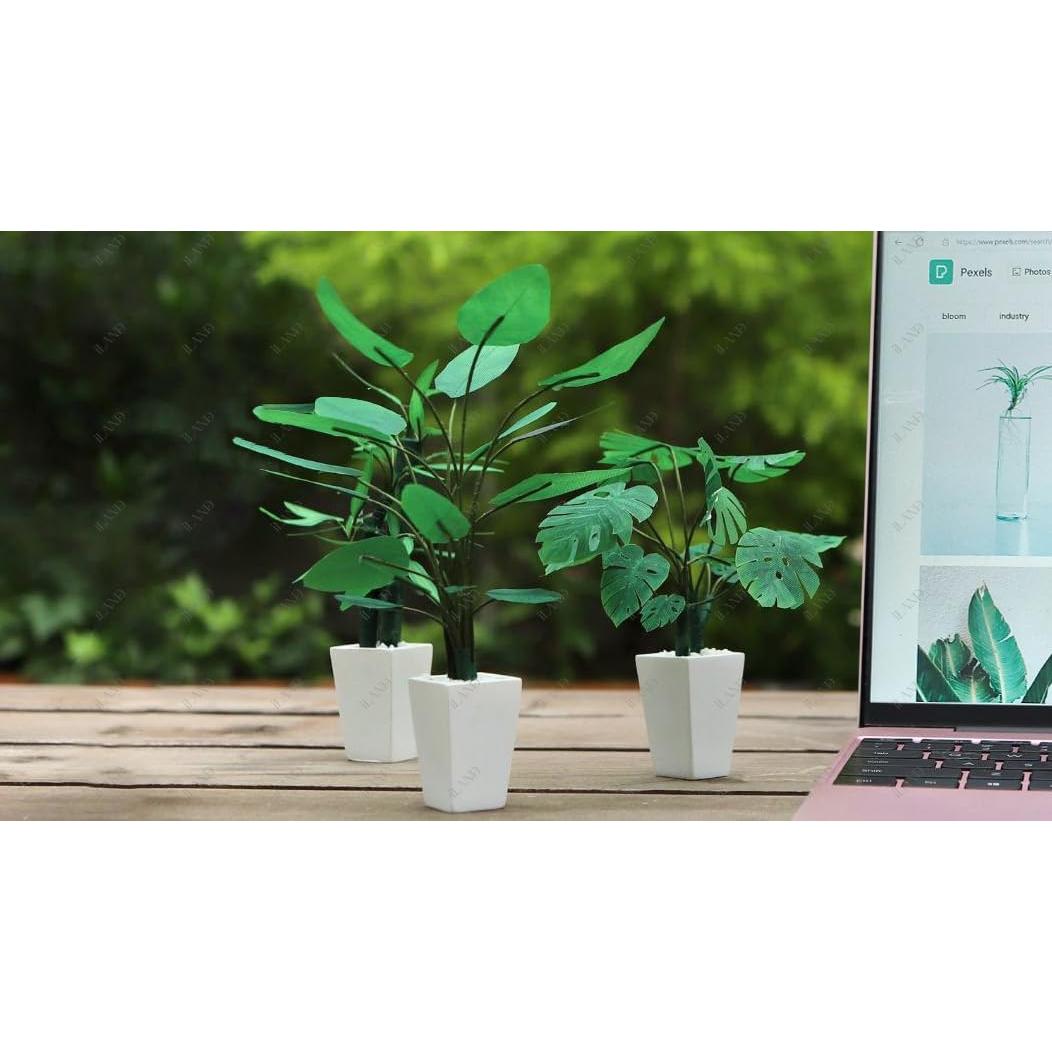 Kit de Plantas en Miniatura iLAND para Casa de Muñecas DIY