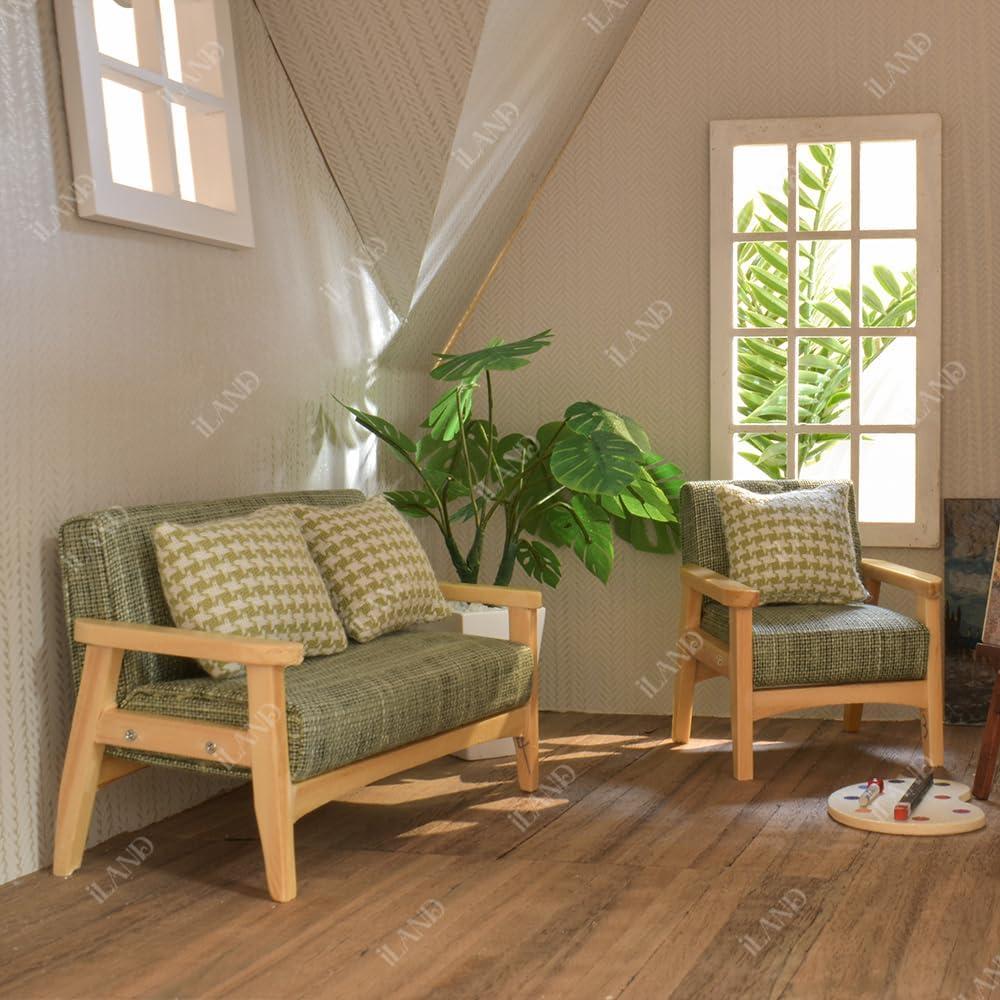 Kit de Plantas en Miniatura iLAND para Casa de Muñecas DIY