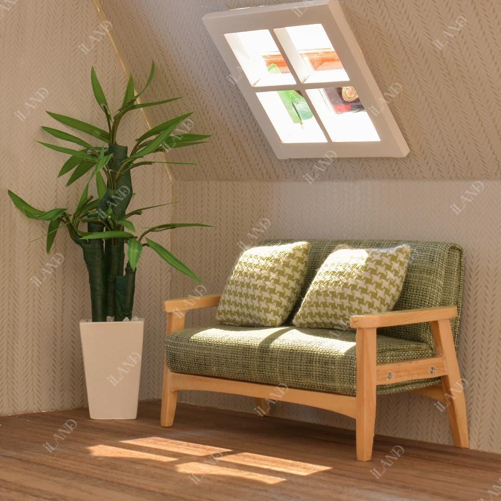 Kit de Plantas en Miniatura iLAND para Casa de Muñecas DIY