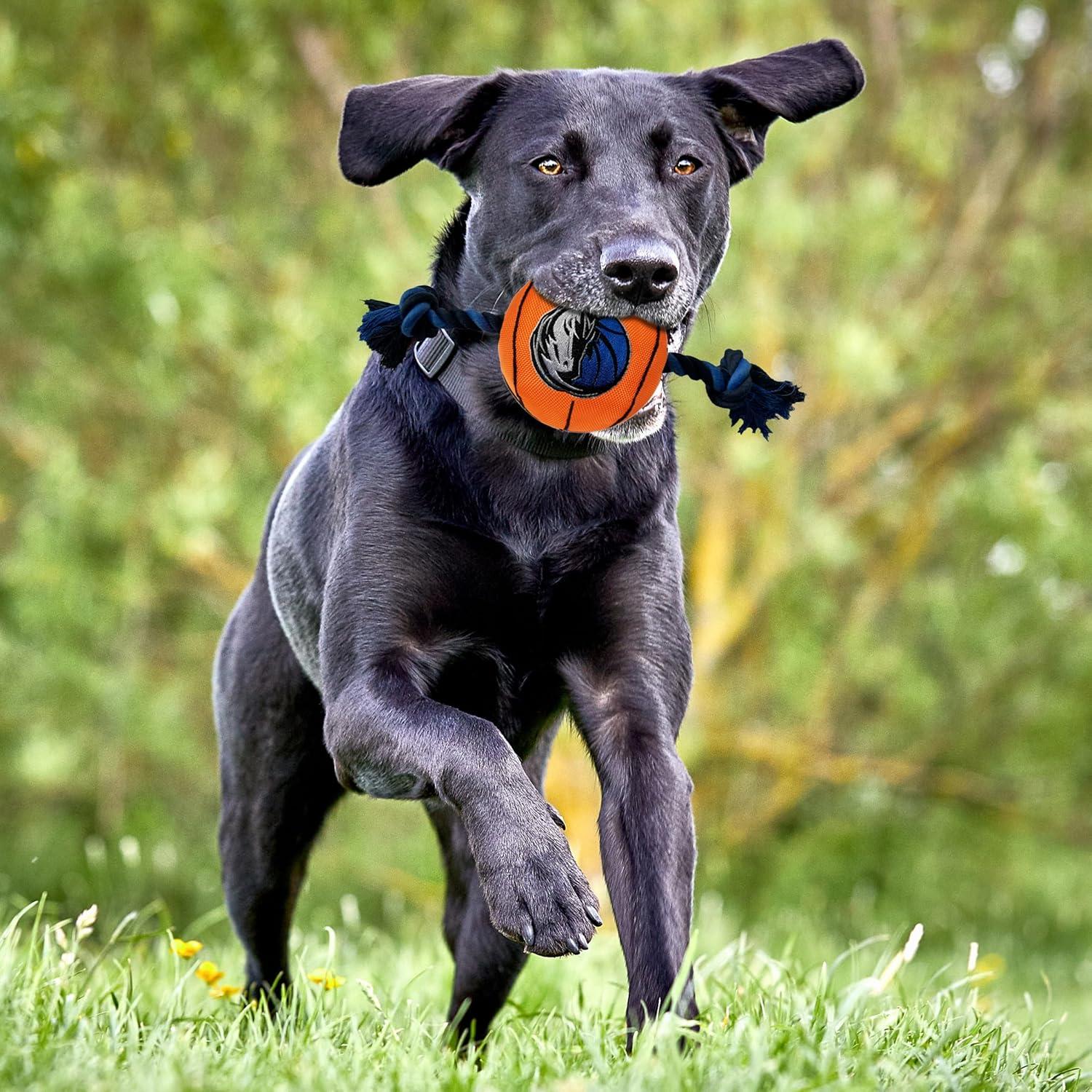 Juguete para mascotas NBA Dallas Mavericks con cuerda y squeaker