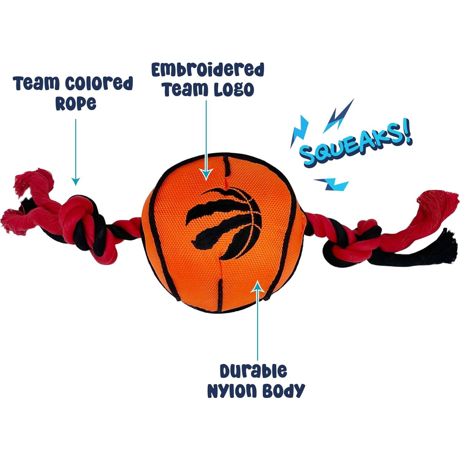 Juguete para perros NBA Toronto Raptors - Nylon Resistente