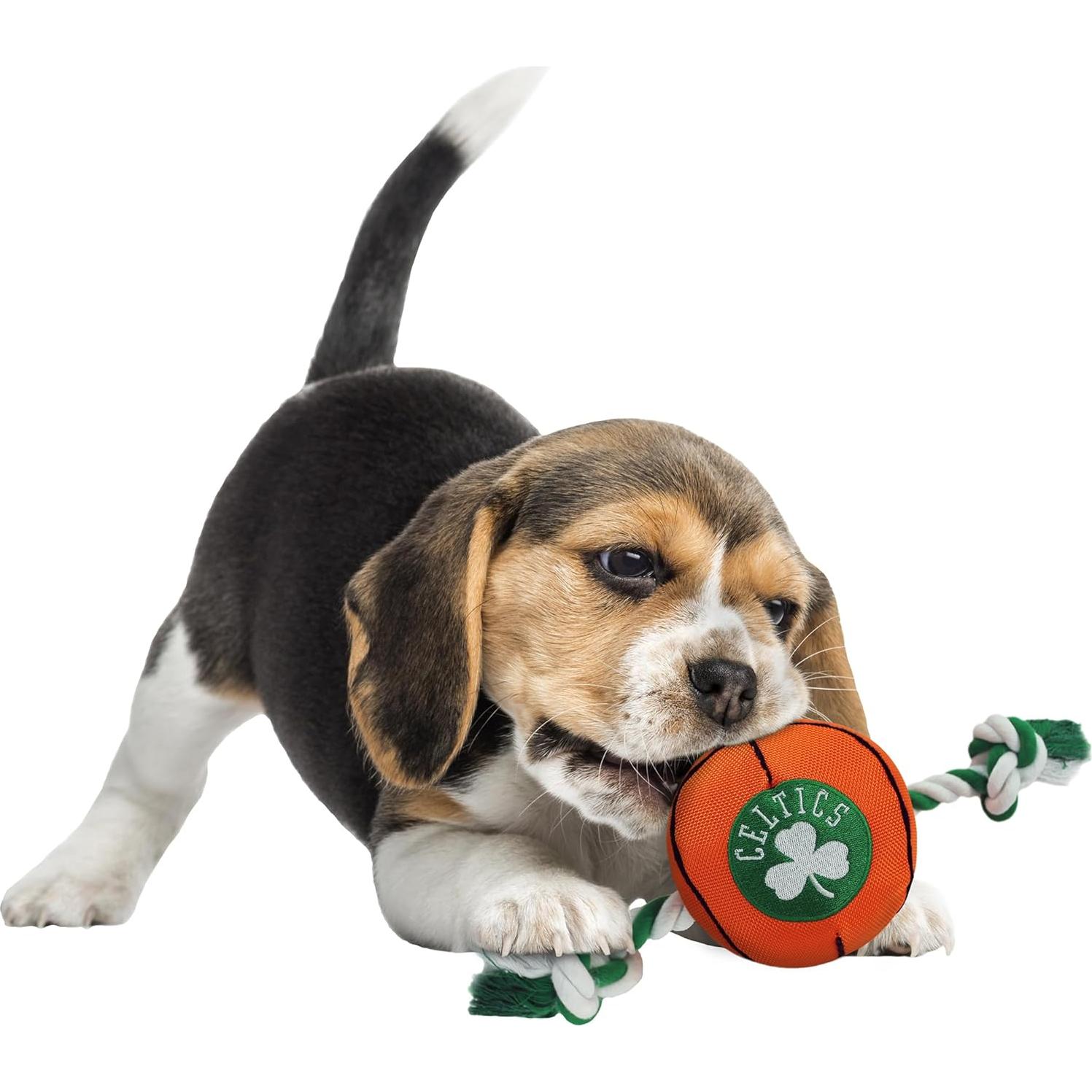 Juguete para mascotas NBA Boston Celtics - Baloncesto con cuerda