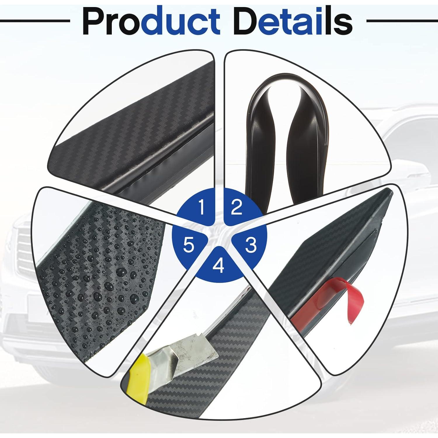 Kit de 12 Spoilers Universales Tallew para Parachoques Delantero