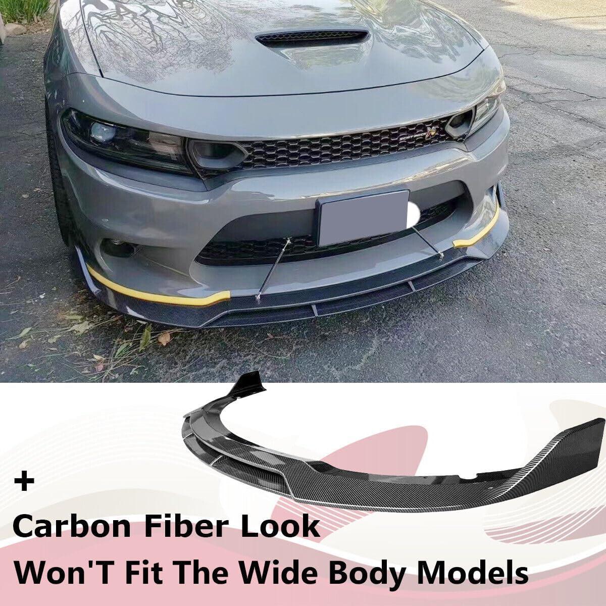Spoiler Splitter Fibra de Carbono MUTUSAISI para Dodge Charger 2015-2023