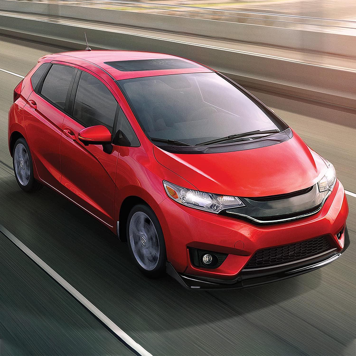 Labio de Parachoques Frontal Negro Brillante Spec-D Honda Fit 2014-2017