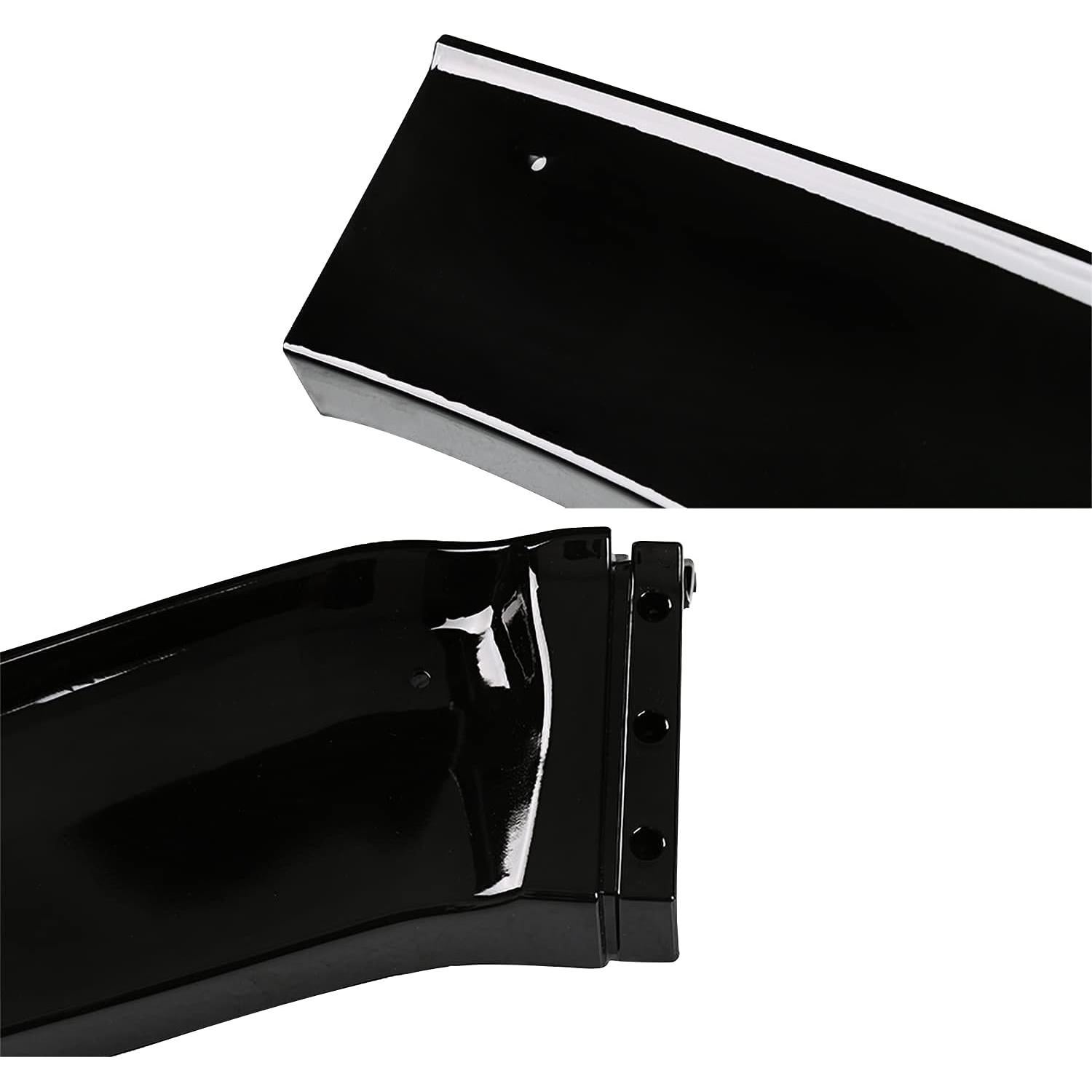 Labio de Parachoques Frontal Negro Brillante Spec-D Honda Fit 2014-2017